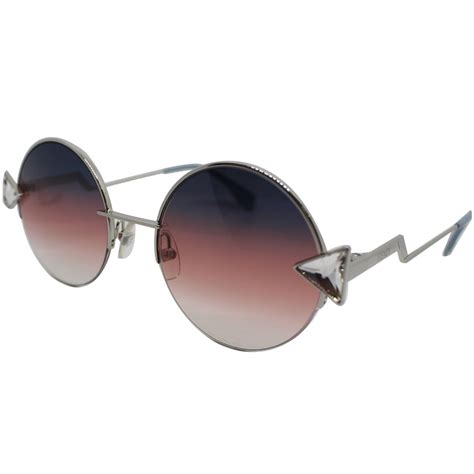 fendi pink gradient round sunglasses ff 0243/s tjv/ff 51|Fendi Pink Gradient Round Sunglasses FF 0243/S TJV/FF 51.